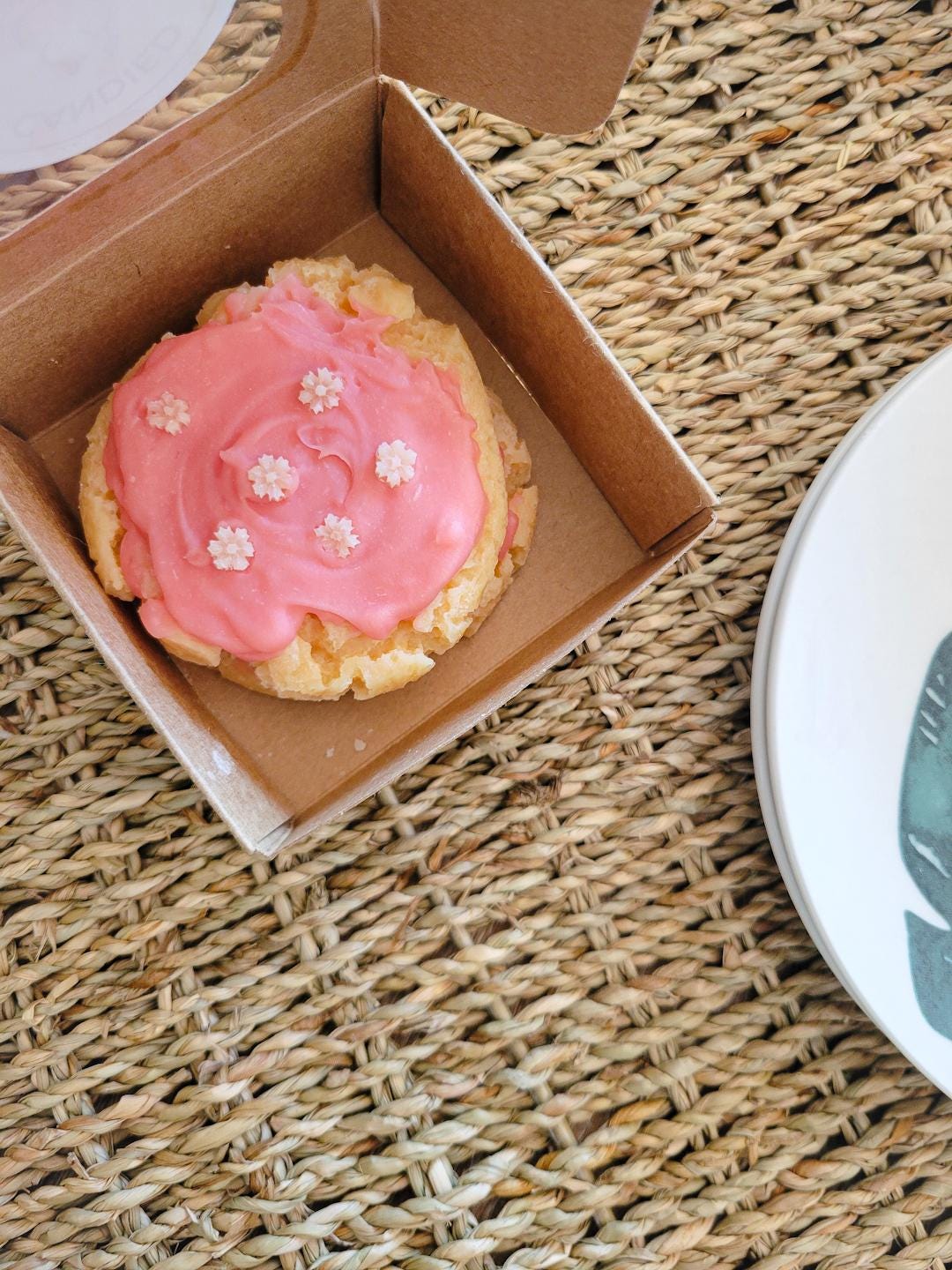 Realistic Pink Frosted Sugar Cookie Wax Melt for Wax Burners | Natural Wax Melt