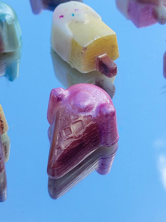 Natural Wax Melts| Scoopable Mini Popsicle and Ice Cream Cone- Dreamsicle Collection | Pink Dreams