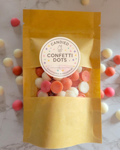 Confetti Dots-  Mini Wax Melts| Pick Your Scent | Handmade with Natural Wax| Scoopable Wax