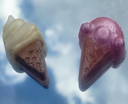 Natural Wax Melts| Scoopable Mini Popsicle and Ice Cream Cone | Dreamsicle Collection