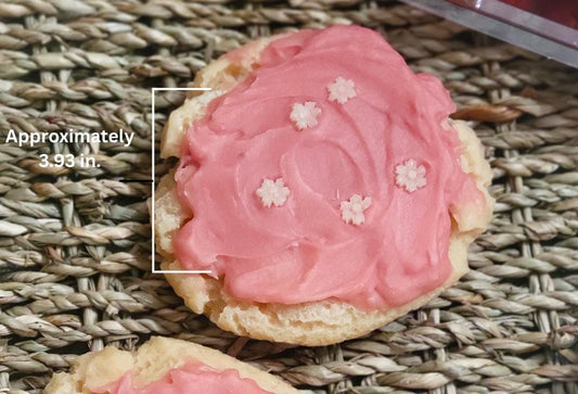 Realistic Pink Frosted Sugar Cookie Wax Melt for Wax Burners | Natural Wax Melt