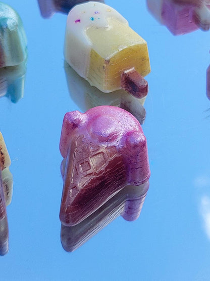 Natural Wax Melts| Scoopable Mini Popsicle and Ice Cream Cone | Dreamsicle Collection