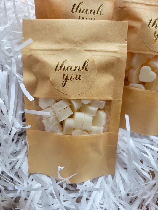 The Heart Sampler - Mini Heart Wax Melts Gift Set | Pick Your Scent | Bridal Shower Favors | Handmade with Natural Wax