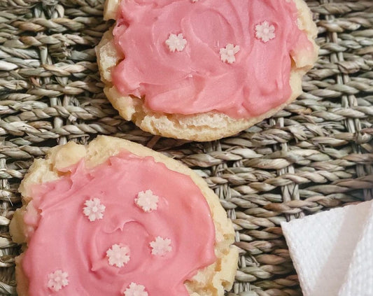 Realistic Pink Frosted Sugar Cookie Wax Melt for Wax Burners | Natural Wax Melt