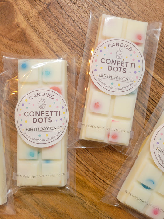 Snap Bars | Birthday Cake